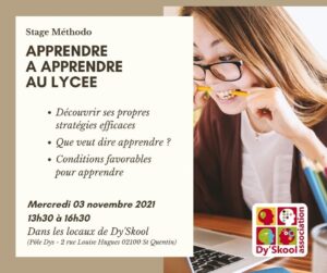 STAGE AP APPRENDRE LYCEE 03 NOV 21