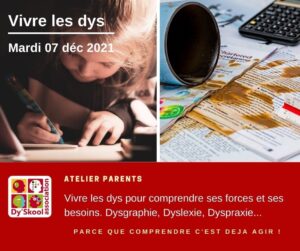 Atelier parents Vivre les Dys