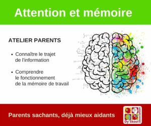 ATELIER PARENT ATTENTION ET MEMOIRE