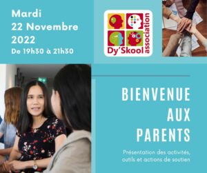 Bienvenue aux parents - Mardi 22 novembre 2023