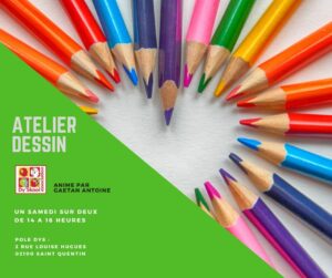 atelier dessin crayons couleur 